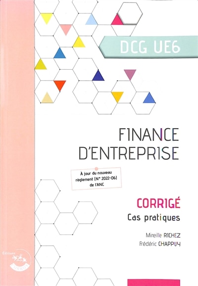 Couverture_Finance d'entreprise, DCG UE6