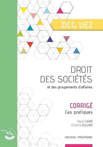 Couverture_Droit des sociétés et des groupements d'affaires, DCG UE2