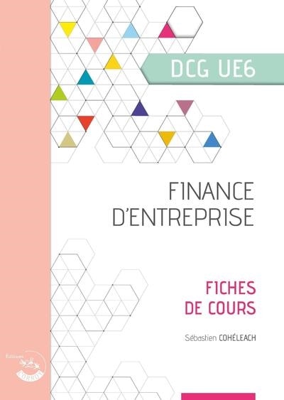 Couverture_Finance d'entreprise, DCG UE6