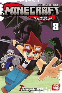 Couverture_MINECRAFT MANGA OFFICIEL VOYAGE AU BOUT MONDE