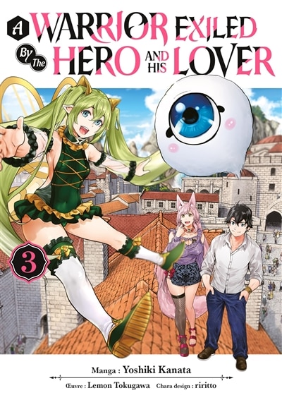 Front cover_A warrior exiled by the hero and his lover, Vol. 3
