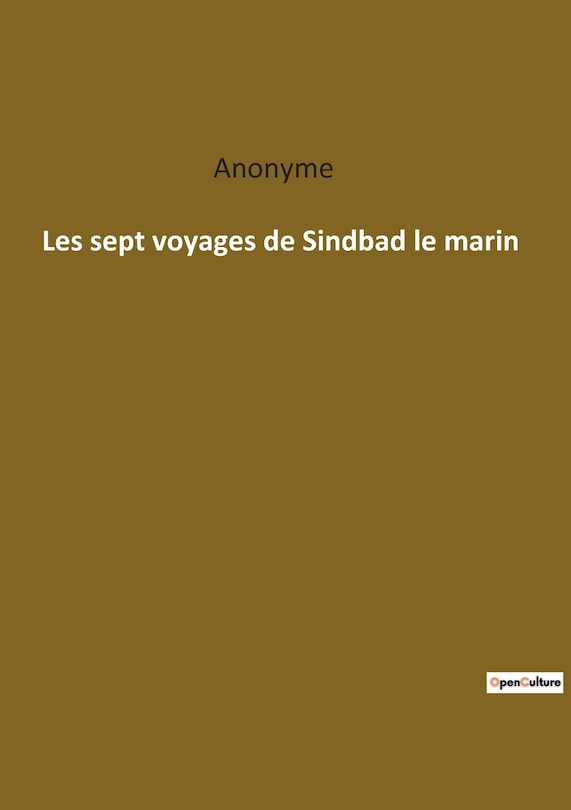 Front cover_Les sept voyages de Sindbad le marin