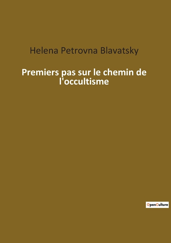 Couverture_Premiers pas sur le chemin de l'occultisme