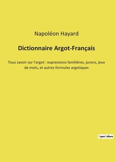 Front cover_Dictionnaire Argot-Français