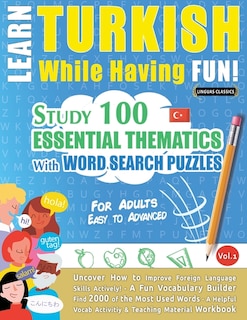 Front cover_Learn Turkish While Having Fun! - For Adults