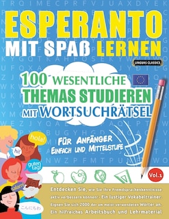 Front cover_Esperanto Mit Spaß Lernen - Für Anfänger