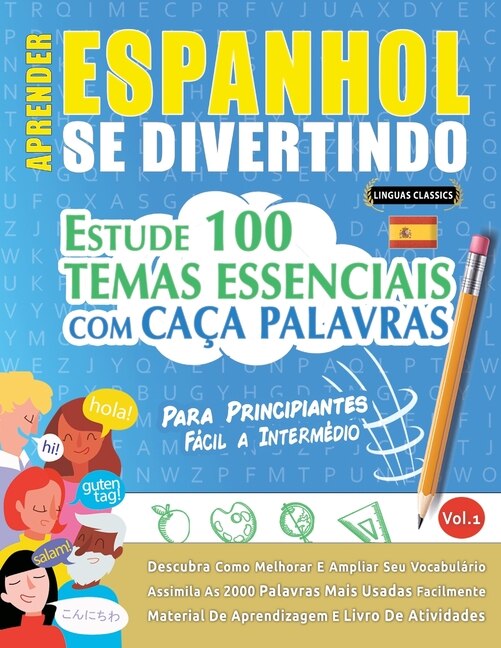 Front cover_Aprender Espanhol Se Divertindo! - Para Principiantes
