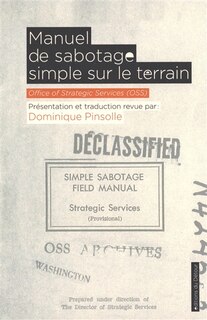 Front cover_Manuel de sabotage simple sur le terrain