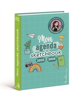Couverture_Mon Agenda Sketchbook avec Andréa_drw_ 2025-2026
