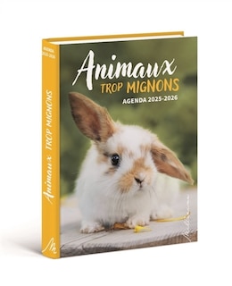 Couverture_Agenda Animaux trop mignons 2025-2026