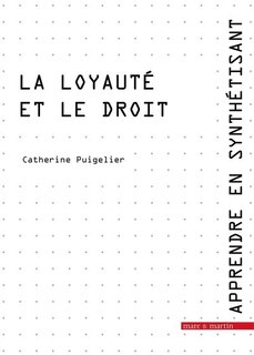 Front cover_La loyauté et le droit