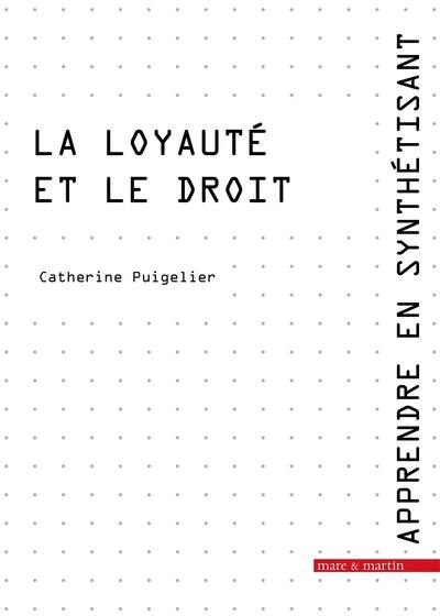 Front cover_La loyauté et le droit
