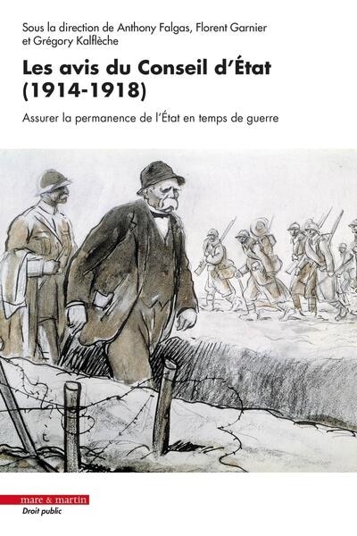 Front cover_Les avis du Conseil d'Etat (1914-1918)