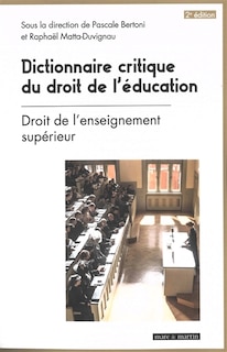 Front cover_Droit de l'enseignement sup&eacute;rieur