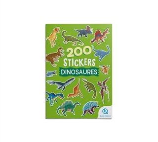 Couverture_200 stickers : Dinosaures