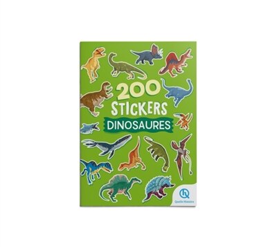 Couverture_200 stickers : Dinosaures