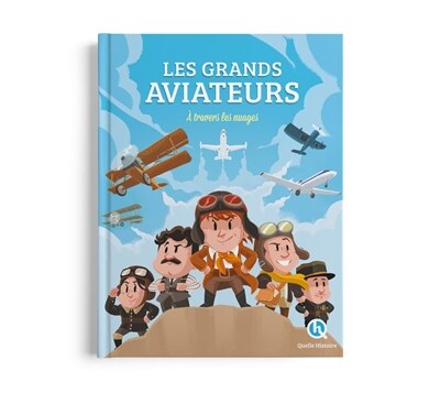 Couverture_Les grands aviateurs à travers les nuages