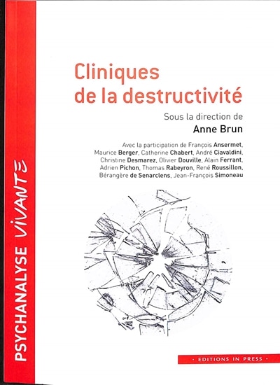 Front cover_Cliniques de la destructivité