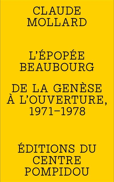 Couverture_L' &eacute;pop&eacute;e Beaubourg