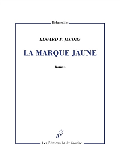 Couverture_La Marque jaune