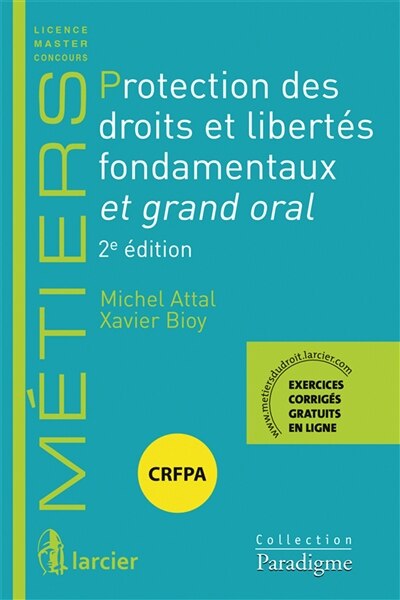 Front cover_Protection des droits et libertés fondamentaux et grand oral : préparation aux concours et examens