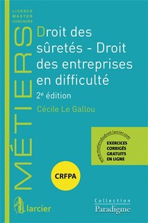 Front cover_Droit des sûretés, droit des entreprises en difficulté