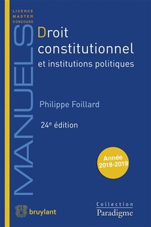 Couverture_Droit constitutionnel et institutions politiques