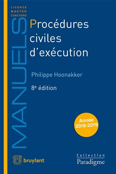 Front cover_Procédures civiles d'exécution