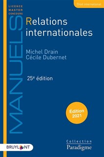 Front cover_Relations internationales : édition 2021