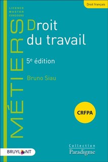 Front cover_Droit du travail
