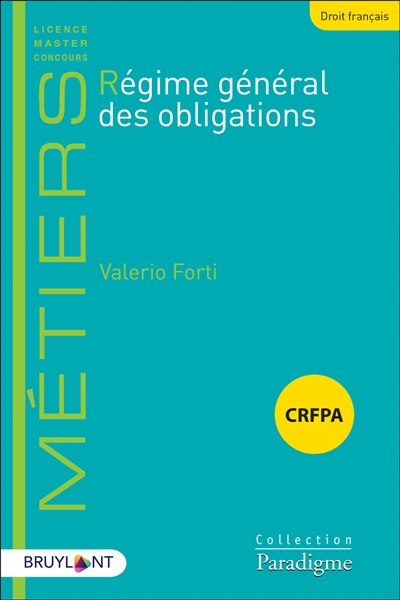 Front cover_Régime général des obligations : CRFPA
