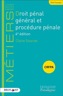 Front cover_Droit pénal général et procédure pénale