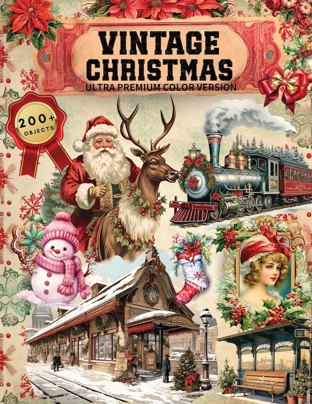 Couverture_Vintage Christmas Ephemera Book