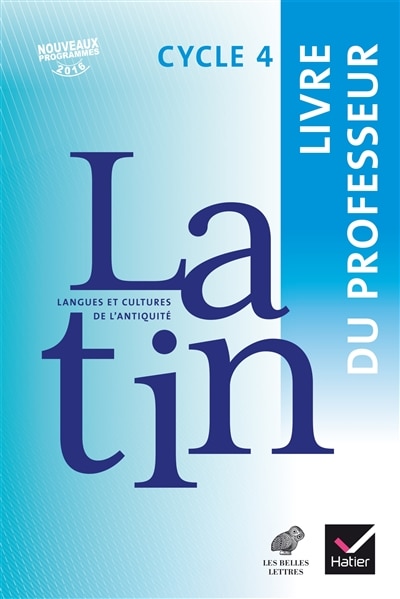 Front cover_Latin, langues et cultures de l'Antiquit&eacute;, cycle 4