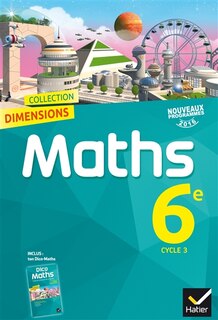 Front cover_Maths 6e, cycle 3 : nouveaux programmes 2016