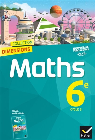 Front cover_Maths 6e, cycle 3 : nouveaux programmes 2016