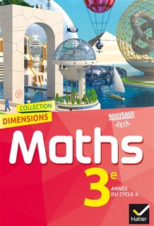 Front cover_Maths, 3e année du cycle 4 : nouveaux programmes 2016