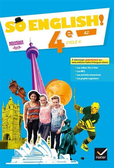 Front cover_So English ! 4e, cycle 4, A2