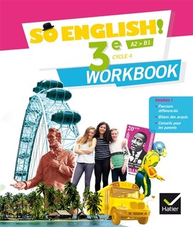 Front cover_So English ! 3e, cycle 4, A2-B1 : workbook