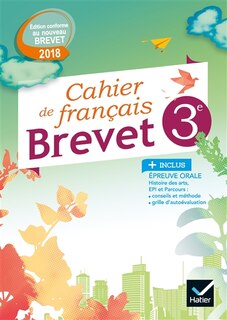 Front cover_Cahier de français 3e, brevet