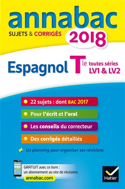 Couverture_Espagnol terminale toutes s&eacute;ries, LV1 & LV2