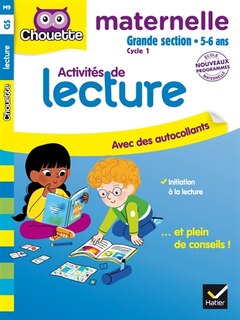 Couverture_Activit&eacute;s de lecture, maternelle grande section, 5-6 ans