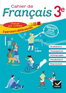 Couverture_Cahier de français 3e