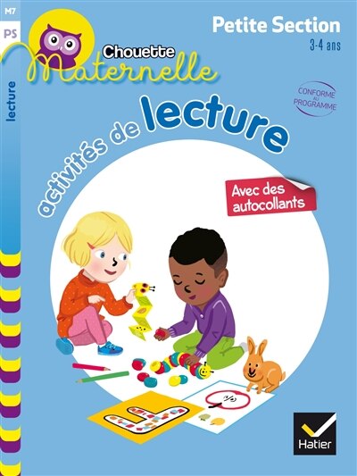 Front cover_Activit&eacute;s de lecture, maternelle petite section, 3-4 ans
