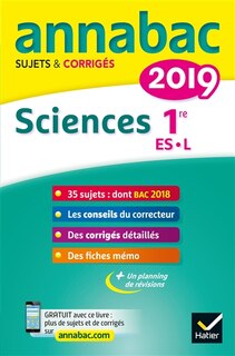 Front cover_Sciences 1re ES, L