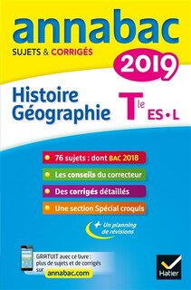 Front cover_Histoire g&eacute;ographie terminale ES, L