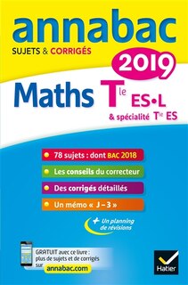 Front cover_Math&eacute;matiques terminale ES, L & sp&eacute;cialit&eacute; terminale ES