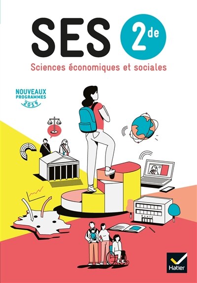 Front cover_SES, sciences économiques et sociales 2de : nouveaux programmes 2019