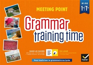Front cover_Meeting point, grammar training time, 1re, terminale, B1-B2