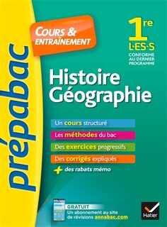 Front cover_Histoire géographie 1re L, ES, S